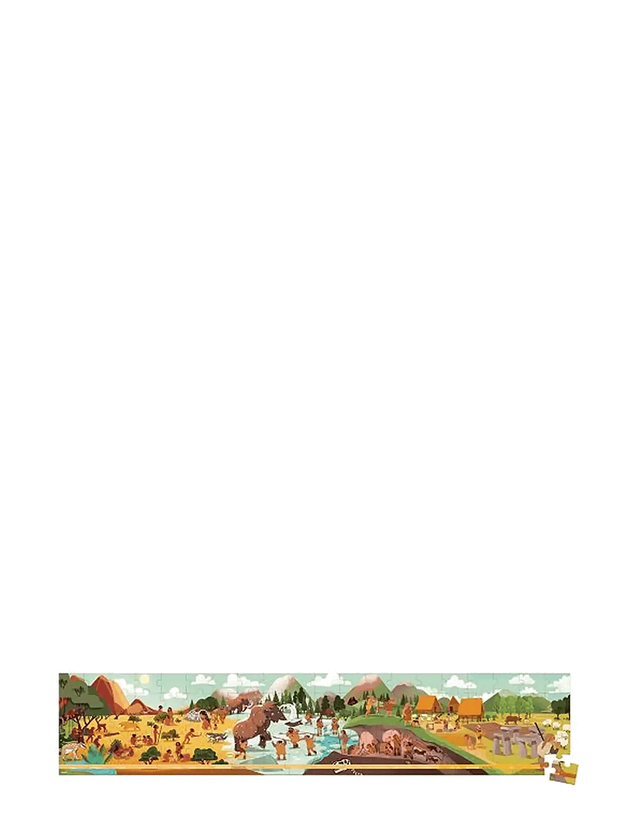 Janod - Janod - Prehistory Frieze Puzzle - 100 Pcs - pädagogische rätsel - multi - 2
