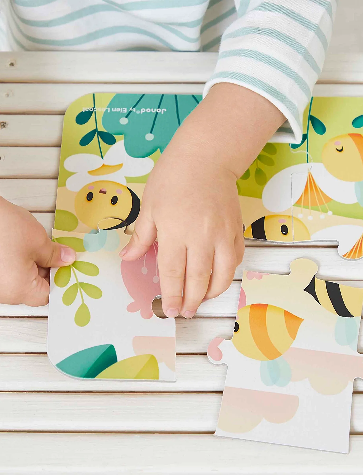 Janod - Janod - Pure- 4 Puzzles (6-9-12-16 Pcs) - pädagogische rätsel - multi - 3