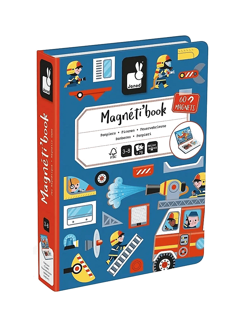 Janod - Magneti'Book - Firefighter - spiel-sets - mulit - 1
