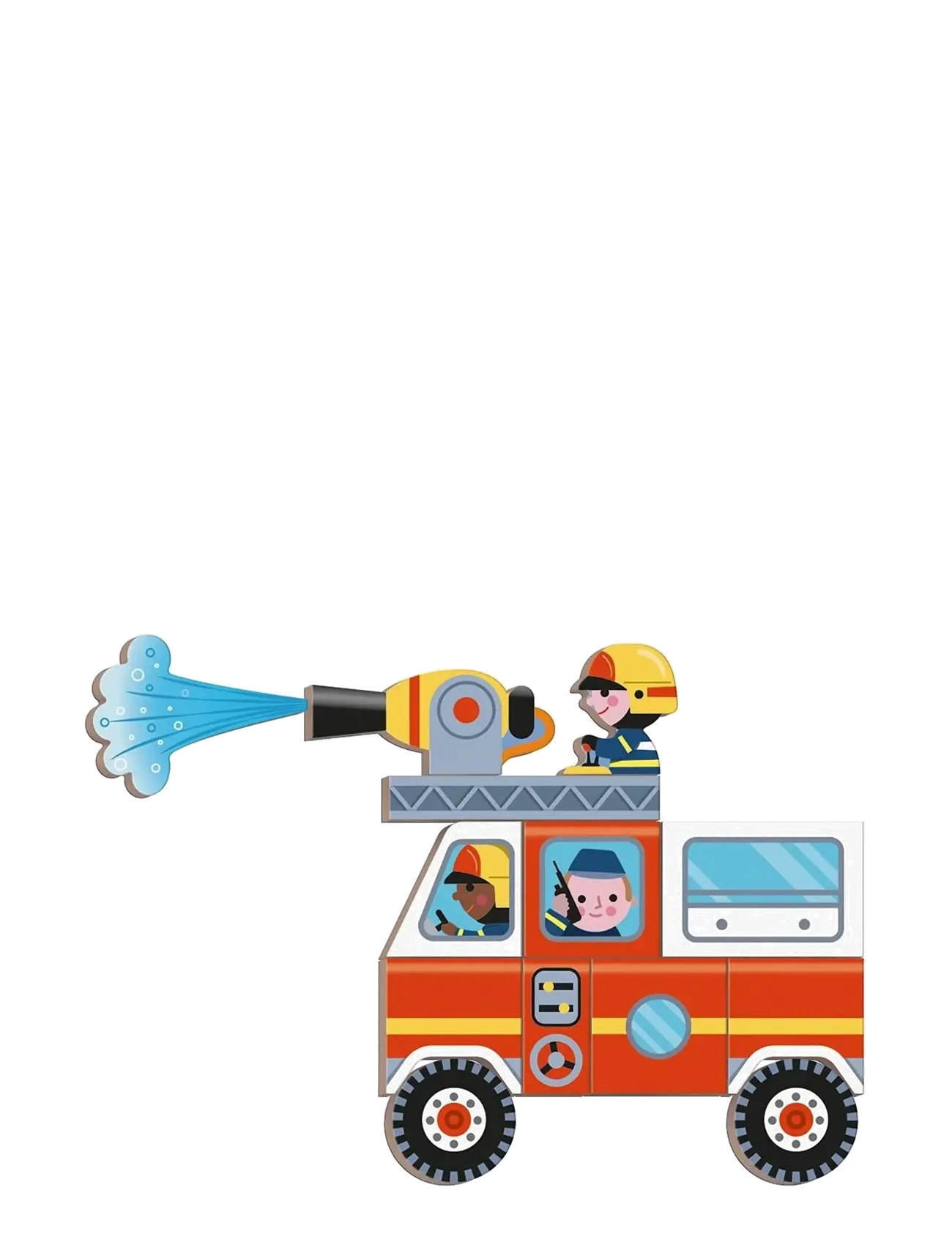 Janod - Magneti'Book - Firefighter - play sets - mulit - 3