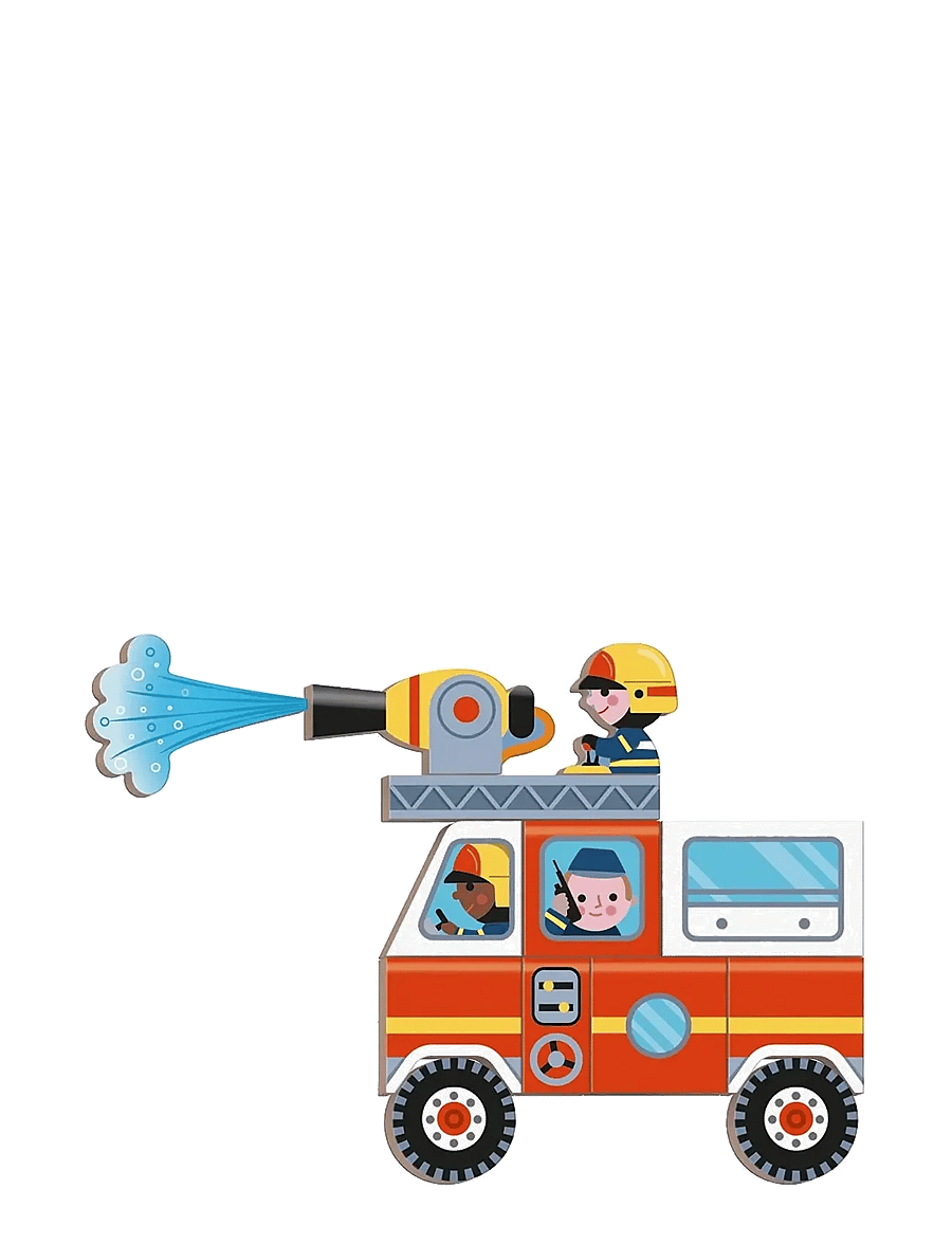 Janod - Magneti'Book - Firefighter - spiel-sets - mulit - 3