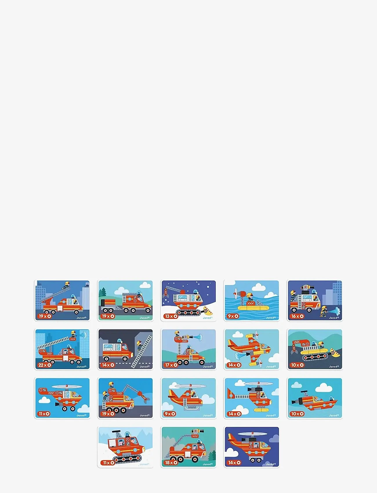 Janod - Magneti'Book - Firefighter - spiel-sets - mulit - 4