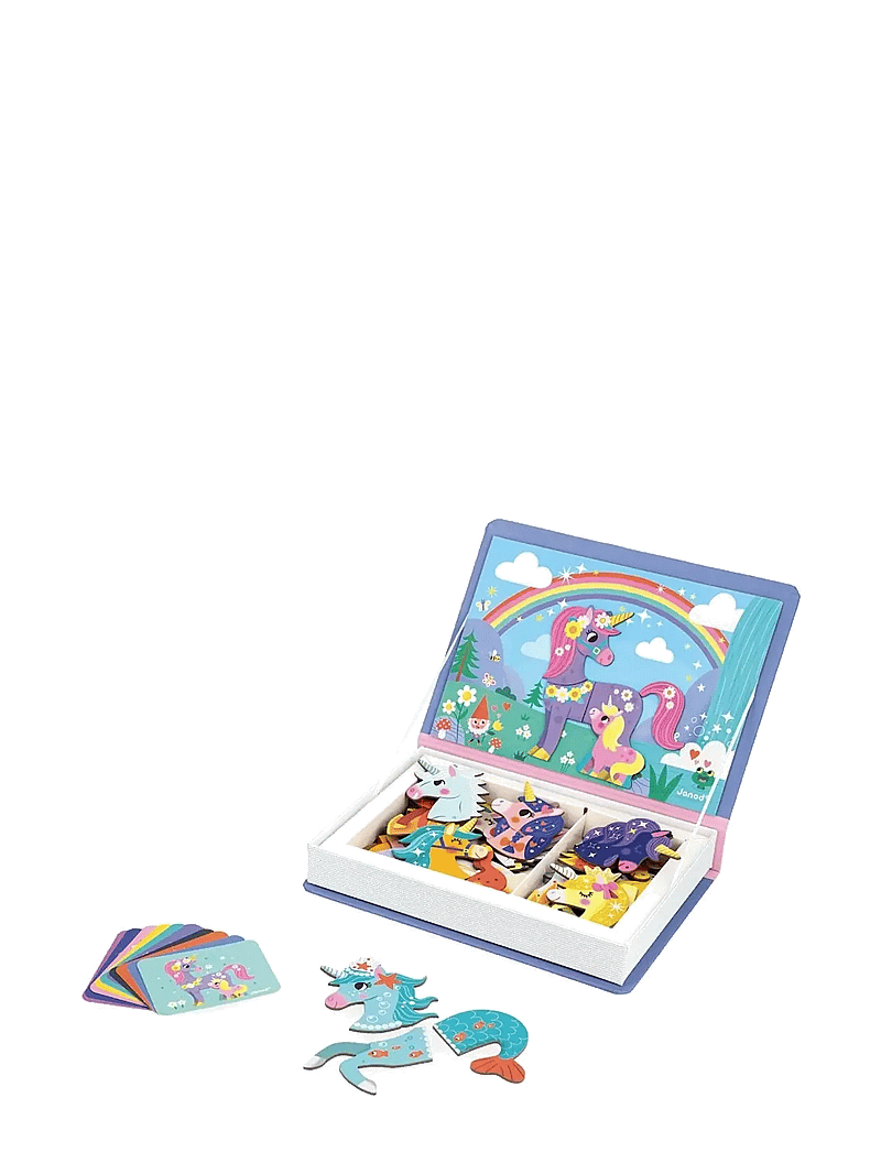 Janod - Magneti'Book - Unicorn - play sets - mulit - 2