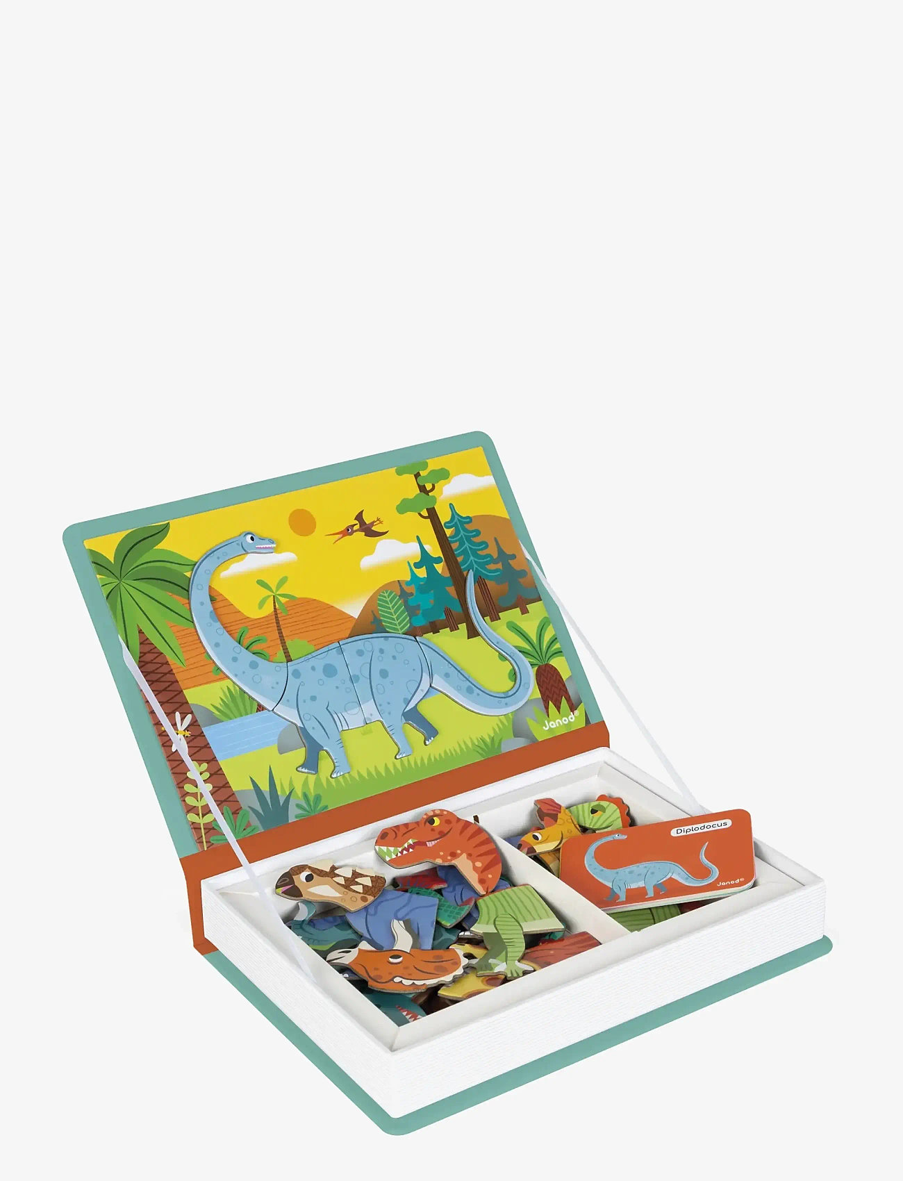Janod - Magneti'book - Dinosaurs - 40 magnets - käsitöökomplekt - mulit - 4