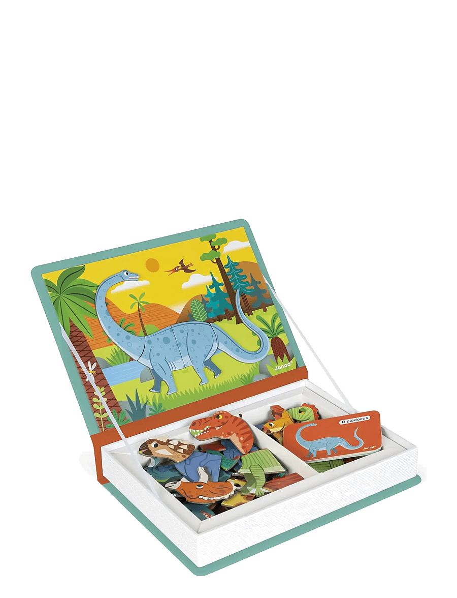 Janod - Magneti'book - Dinosaurs - 40 magnets - kreasæt - mulit - 4