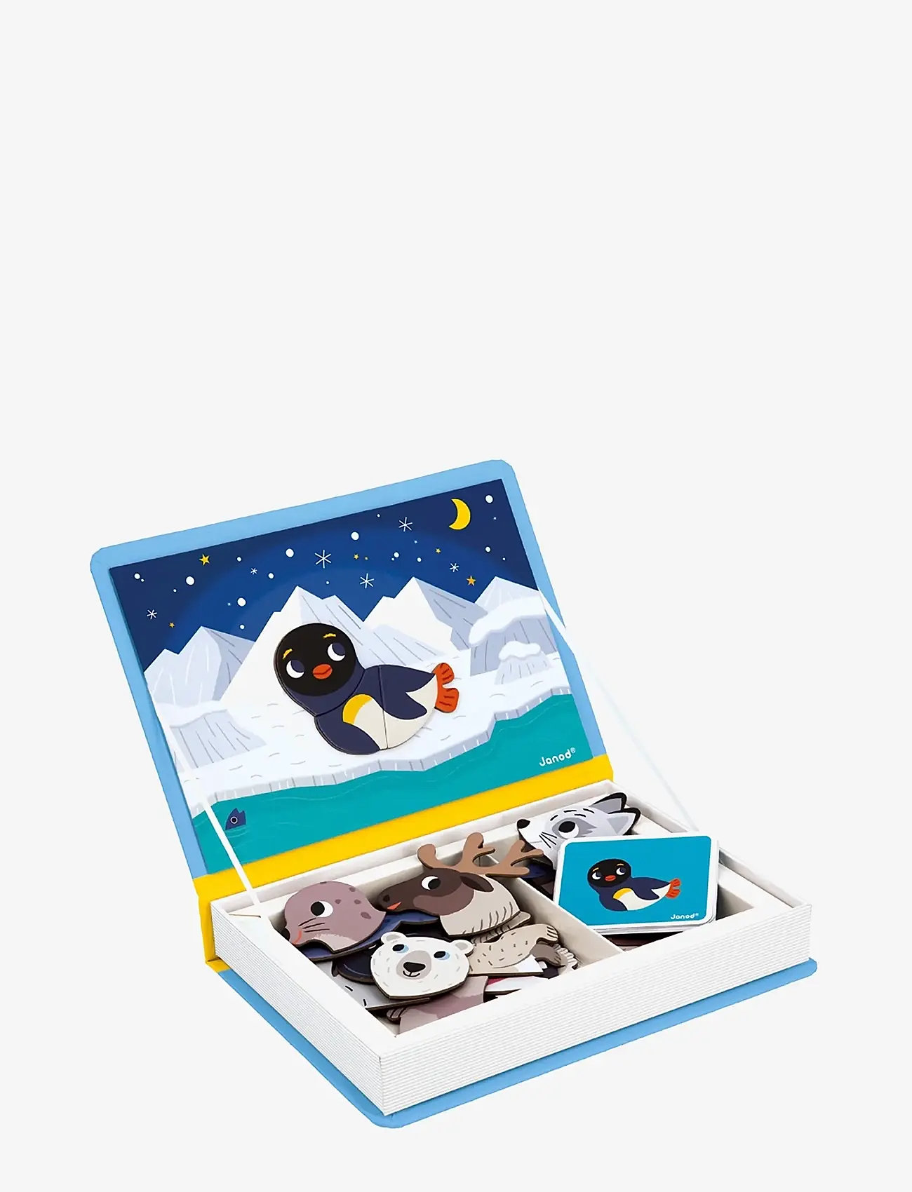 Janod - Magneti'Book Polar Animals - käsitöökomplekt - mulit - 4