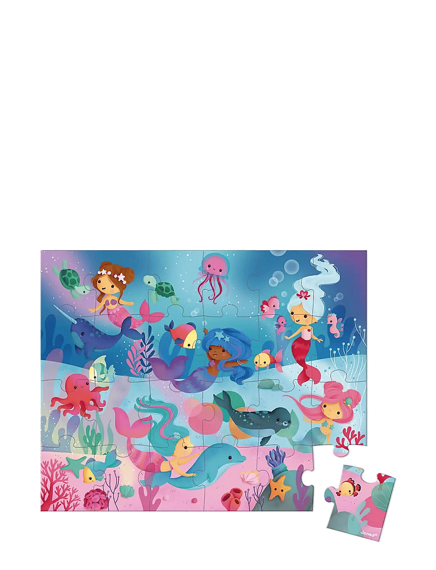 Janod - Janod - Puzzle Mermaids 24 Pcs - pädagogische rätsel - multi - 1