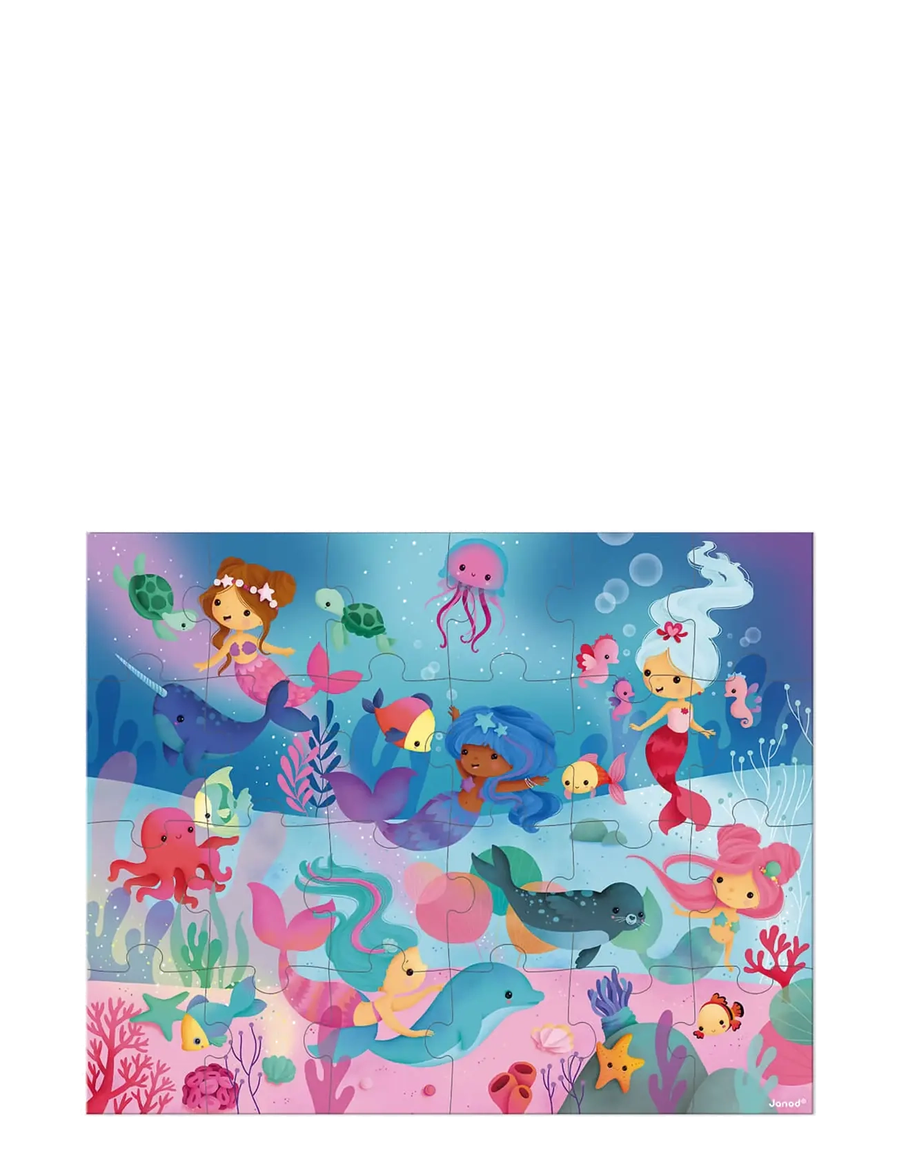 Janod - Janod - Puzzle Mermaids 24 Pcs - pädagogische rätsel - multi - 2