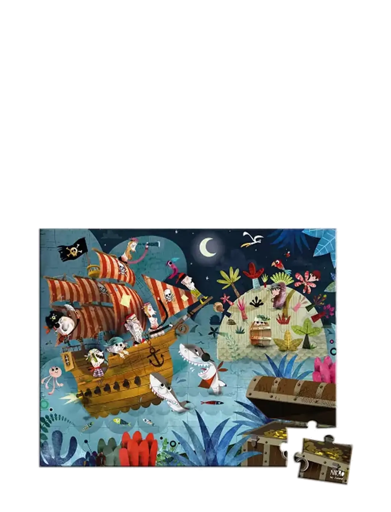 Janod - Janod - Puzzle Treasure Hunt 36 Pcs - klassische puzzles - multi - 2