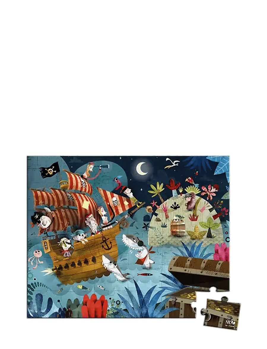 Janod - Janod - Puzzle Treasure Hunt 36 Pcs - klassische puzzles - multi - 2
