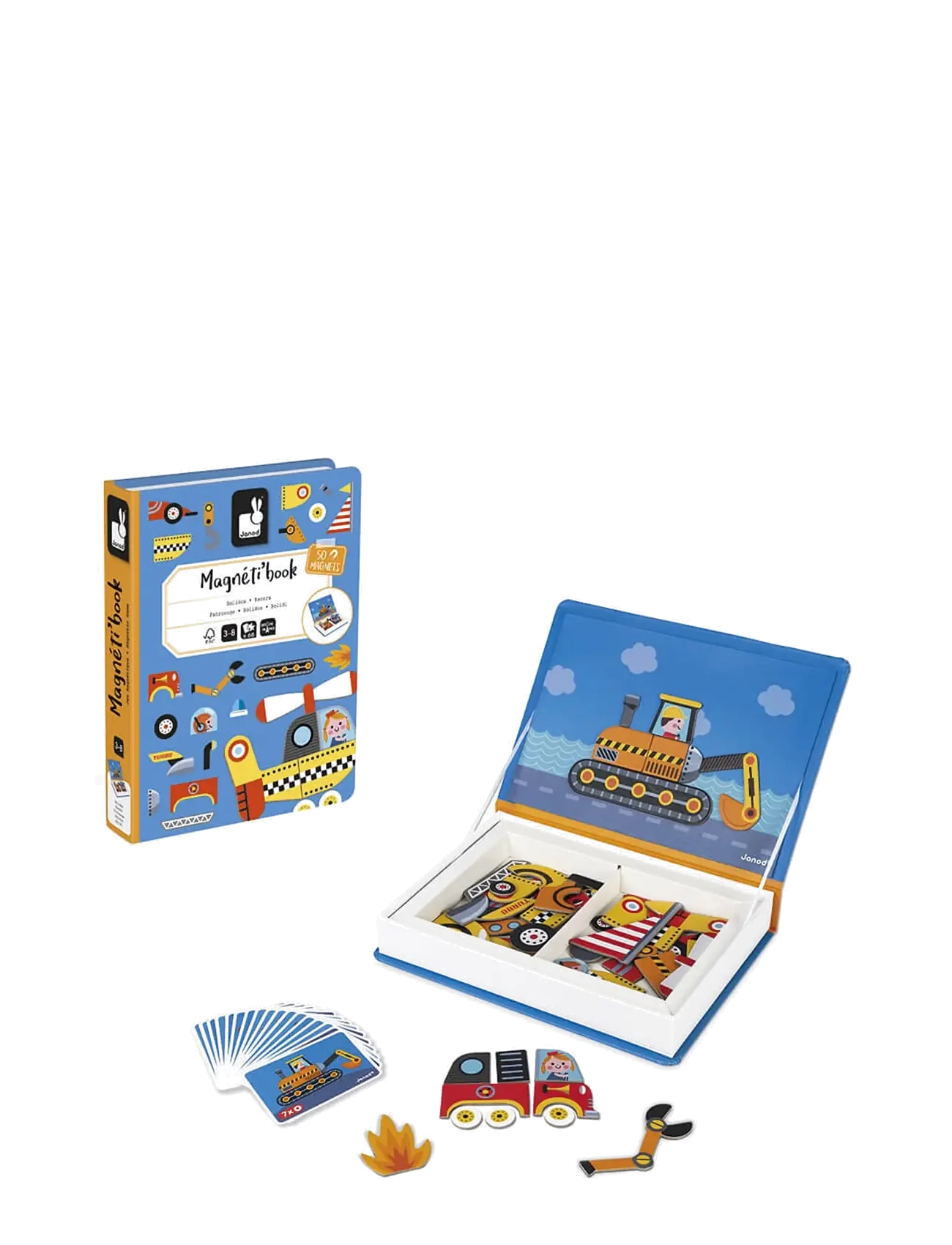 Janod - Janod - Magneti'Book - Racers - 50 magnets - multi - 2