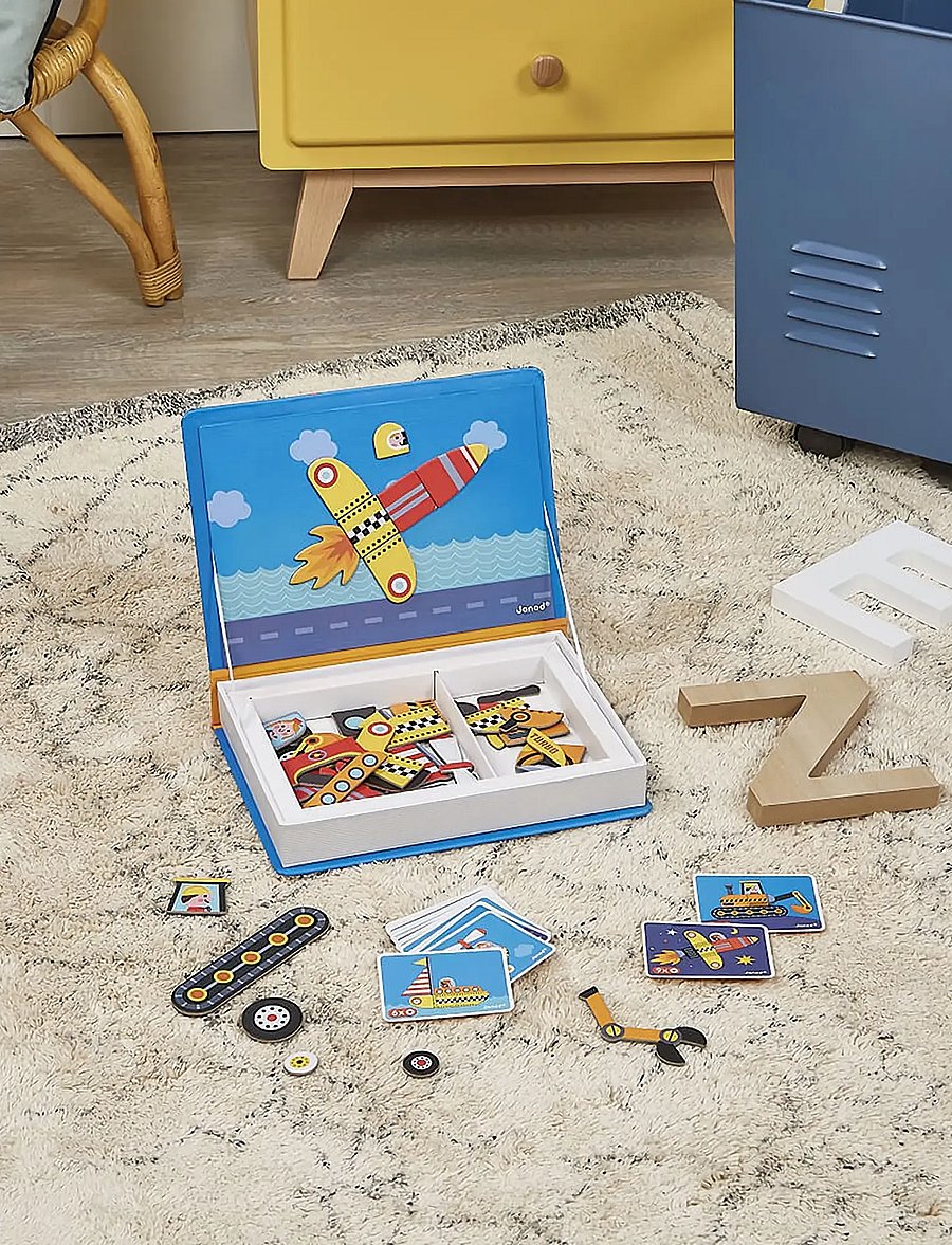 Janod - Janod - Magneti'Book - Racers - 50 magnets - multi - 0