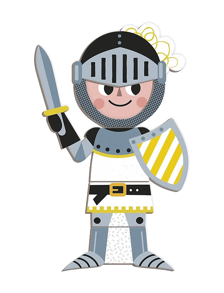 Janod - Magneti'Book - Boy's Costumes - 36 magnets - kreasæt - mulit - 3