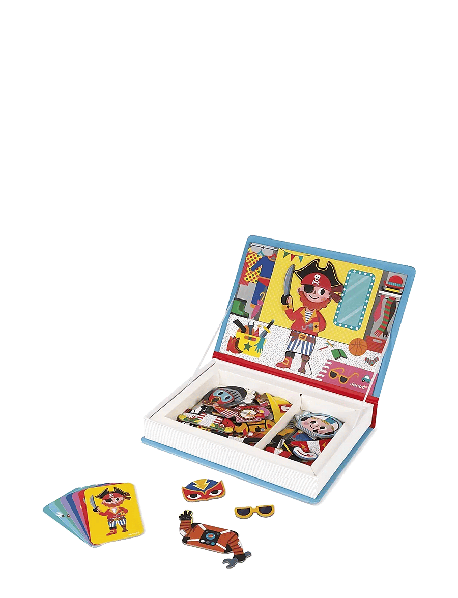 Janod - Magneti'Book - Boy's Costumes - 36 magnets - bastelset - mulit - 5