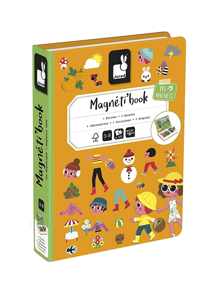 Janod - Magneti'Book - 4 Seasons - 115 magnets - kit de loisirs créatifs - mulit - 1