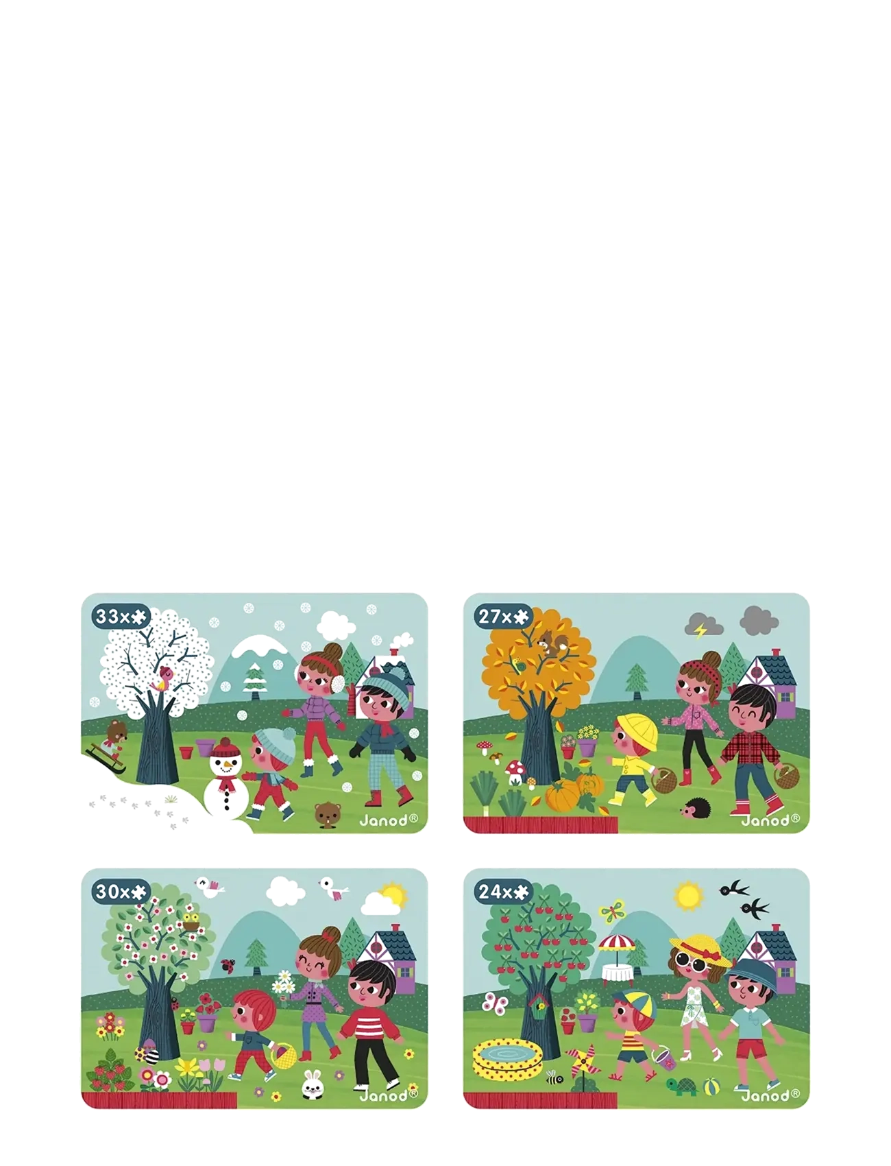 Janod - Magneti'Book - 4 Seasons - 115 magnets - kit de loisirs créatifs - mulit - 2