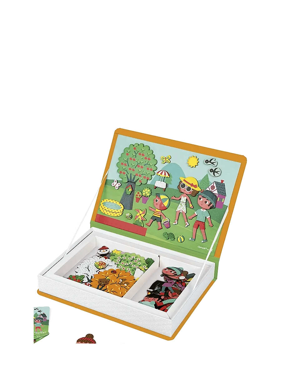 Janod - Magneti'Book - 4 Seasons - 115 magnets - kit de loisirs créatifs - mulit - 5