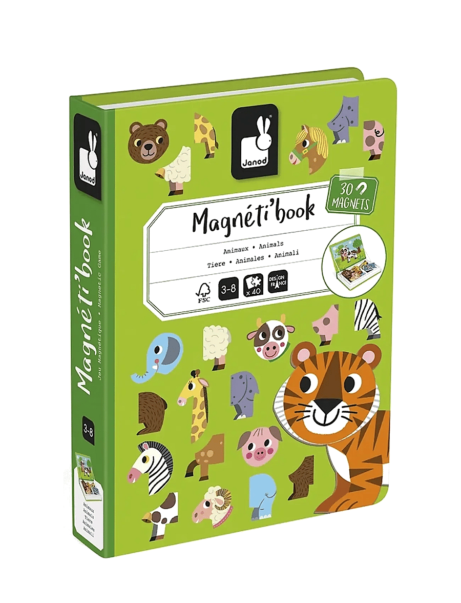 Janod - Magneti'Book - Animals - 30 magnets - mulit - 1