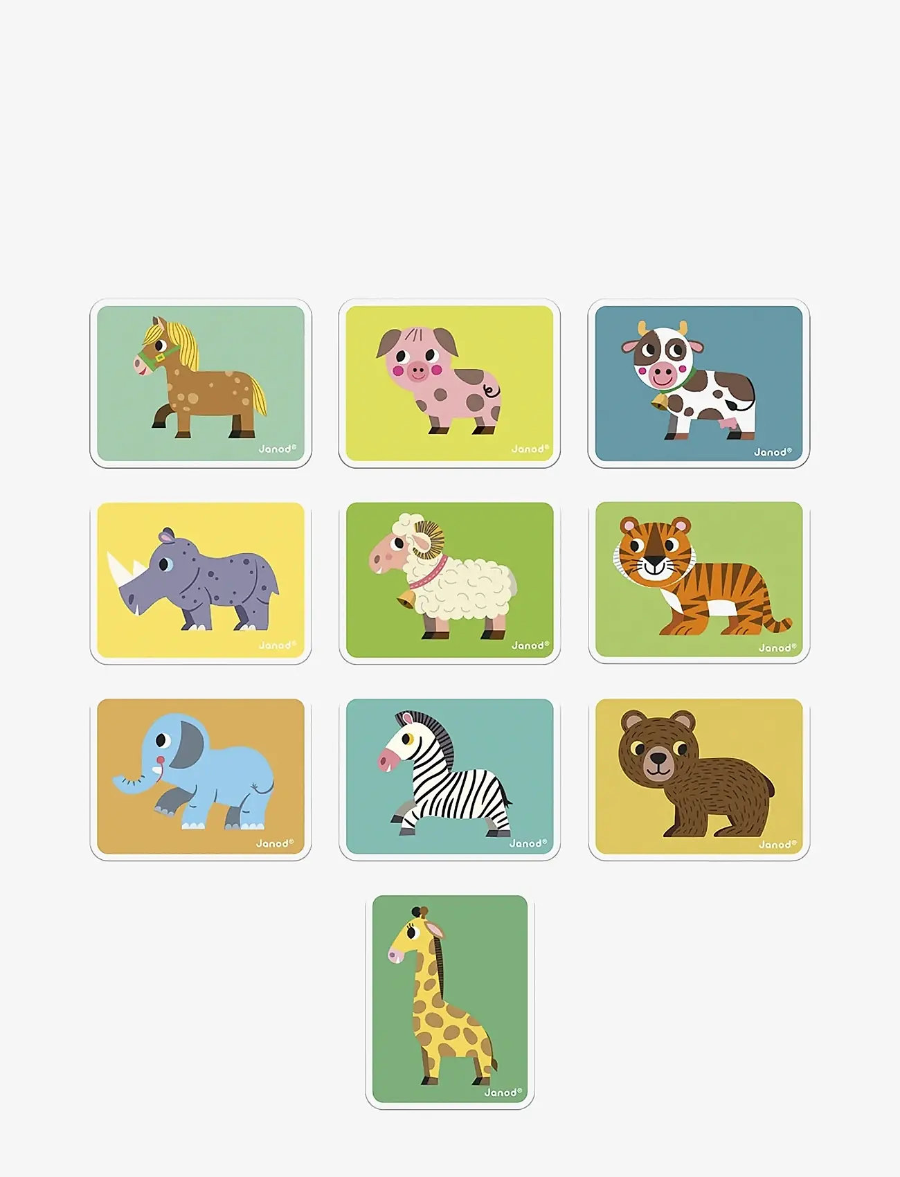 Janod - Magneti'Book - Animals - 30 magnets - mängukomplektid - mulit - 3