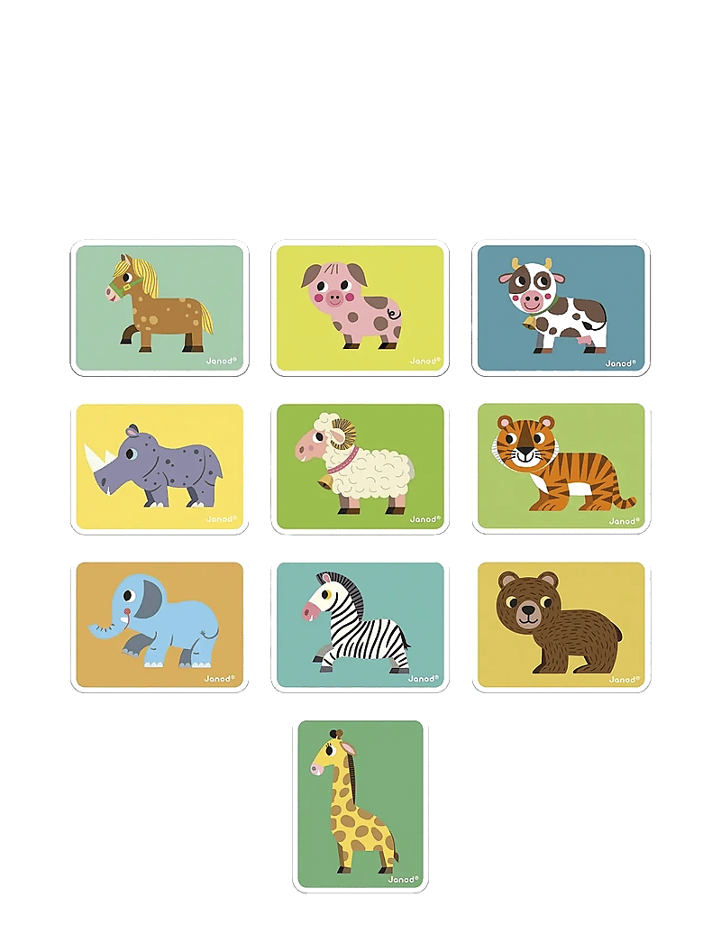 Janod - Magneti'Book - Animals - 30 magnets - mängukomplektid - mulit - 3