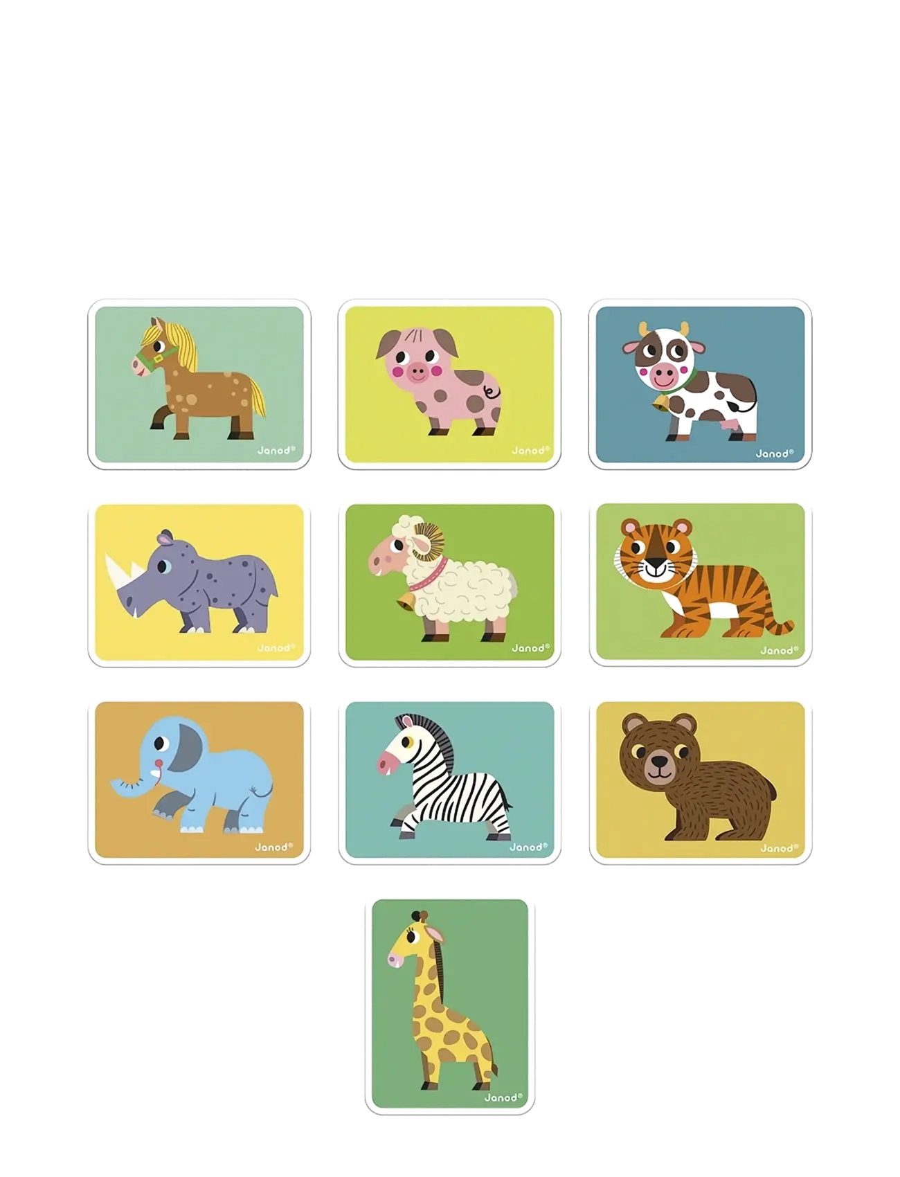 Janod - Magneti'Book - Animals - 30 magnets - mulit - 3