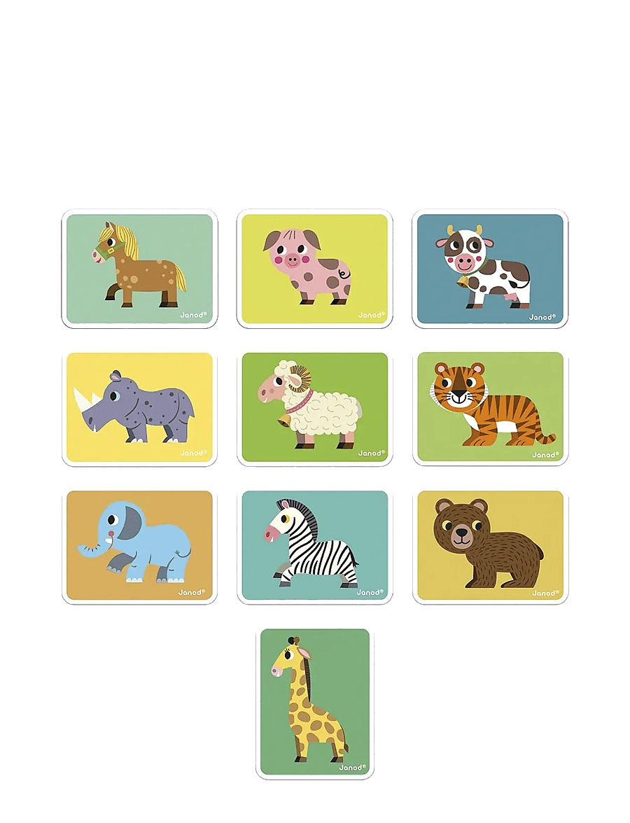 Janod - Magneti'Book - Animals - 30 magnets - mulit - 3