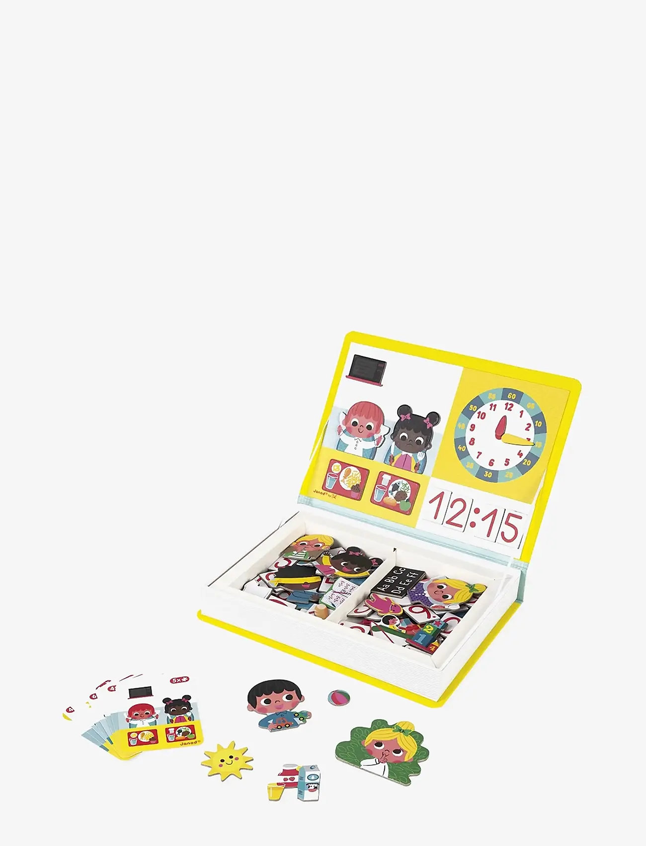 Janod - Magneti'Book - Learn To Tell The Time - Õpetlikud mängud - mulit - 3