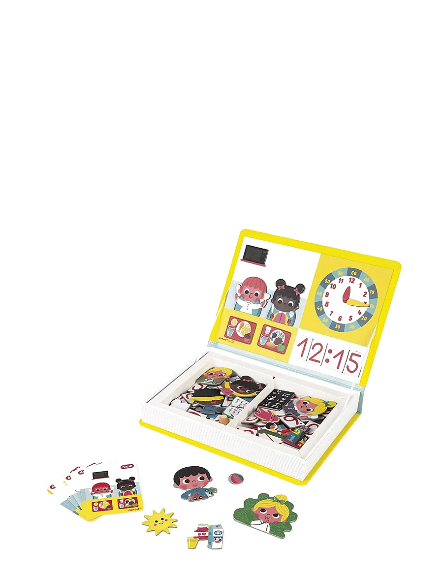 Janod - Magneti'Book - Learn To Tell The Time - pädagogische spiele - mulit - 3