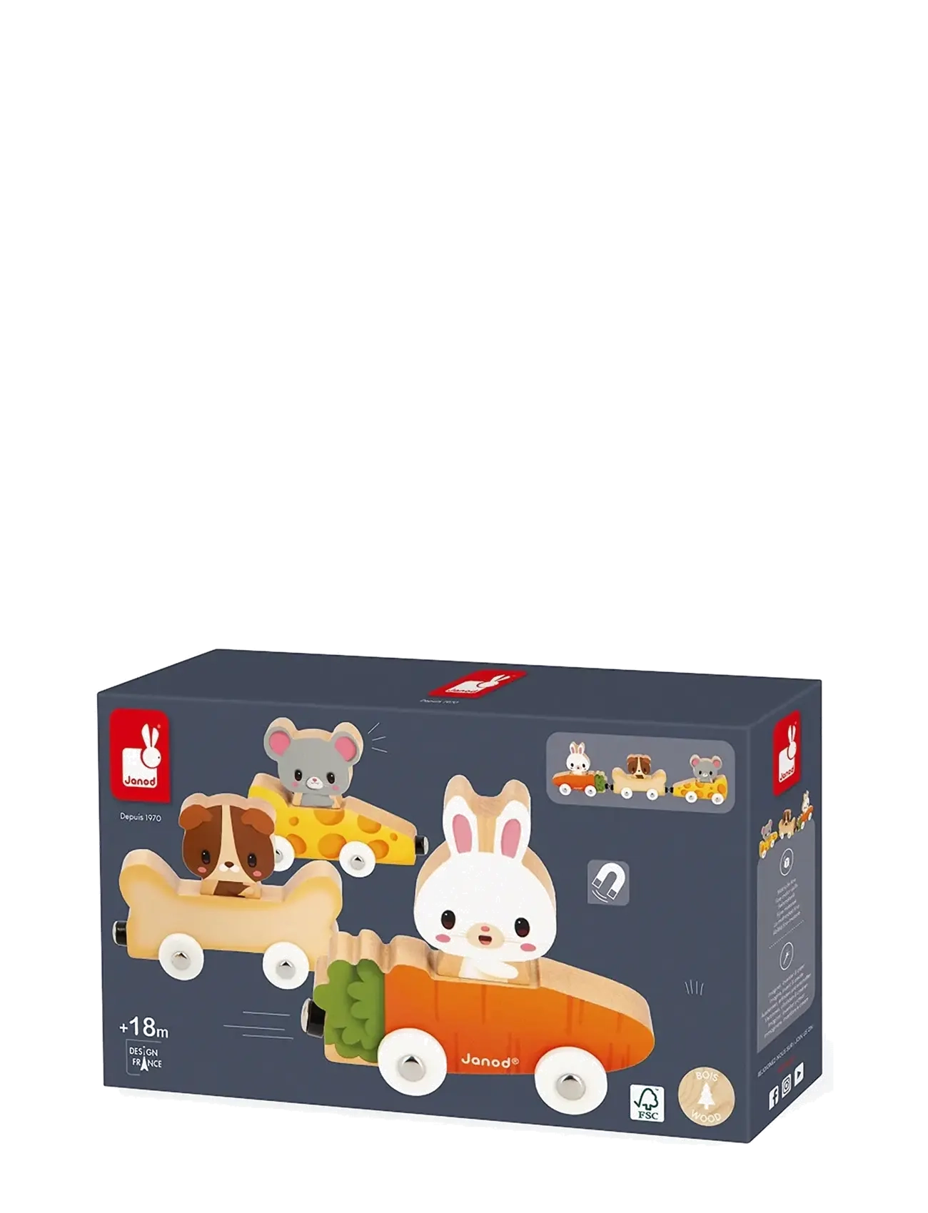Janod - Janod - Farm - Magnetic Pets - züge - multi - 2
