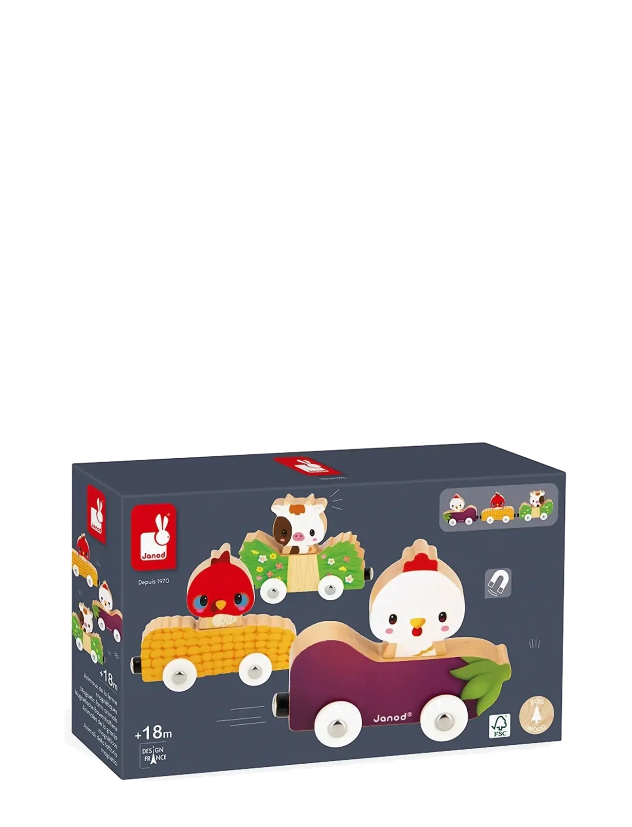 Janod Janod - Farm - Magnetic Farm Animals - Neuheiten - MULTI / multi