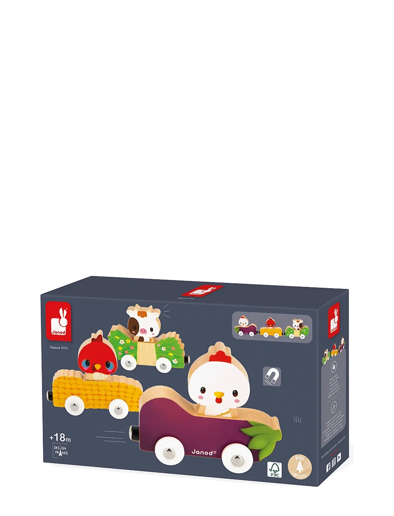 Janod - Janod - Farm - Magnetic Farm Animals - züge - multi - 5