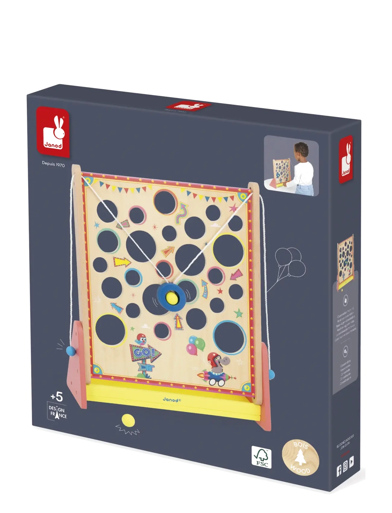 Janod - Janod - Applepop - Vertical Challenge - aktive spiele - multi - 4