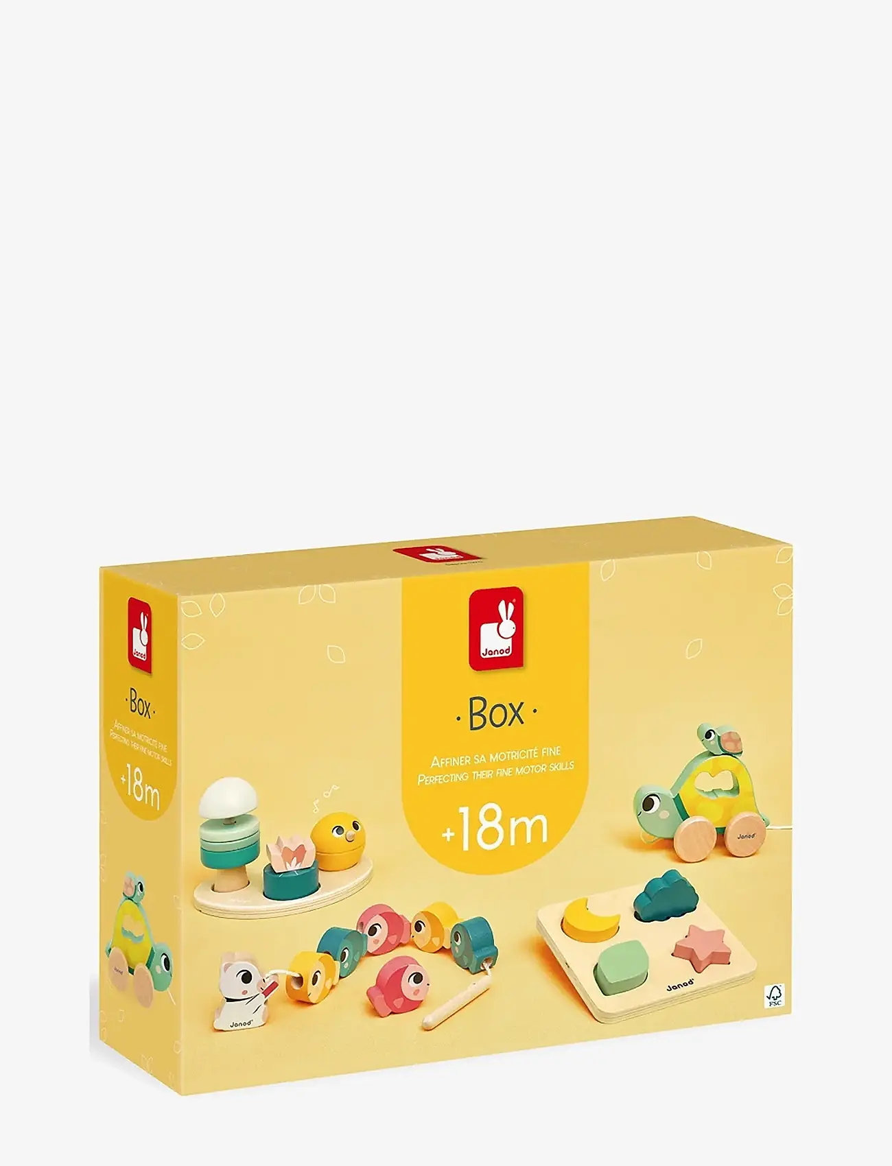 Janod - Janod - Box 18 Months - motoorsete oskuste mänguasjad - mulit - 1