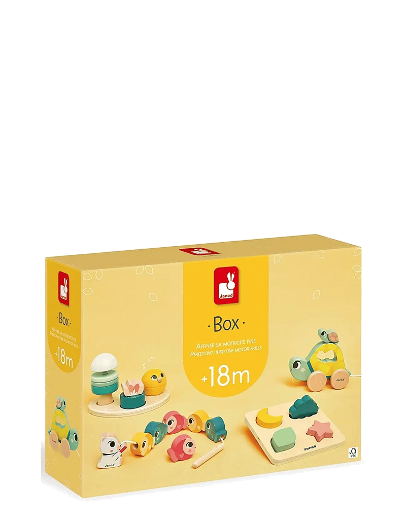 Janod - Janod - Box 18 Months - motoorsete oskuste mänguasjad - mulit - 1