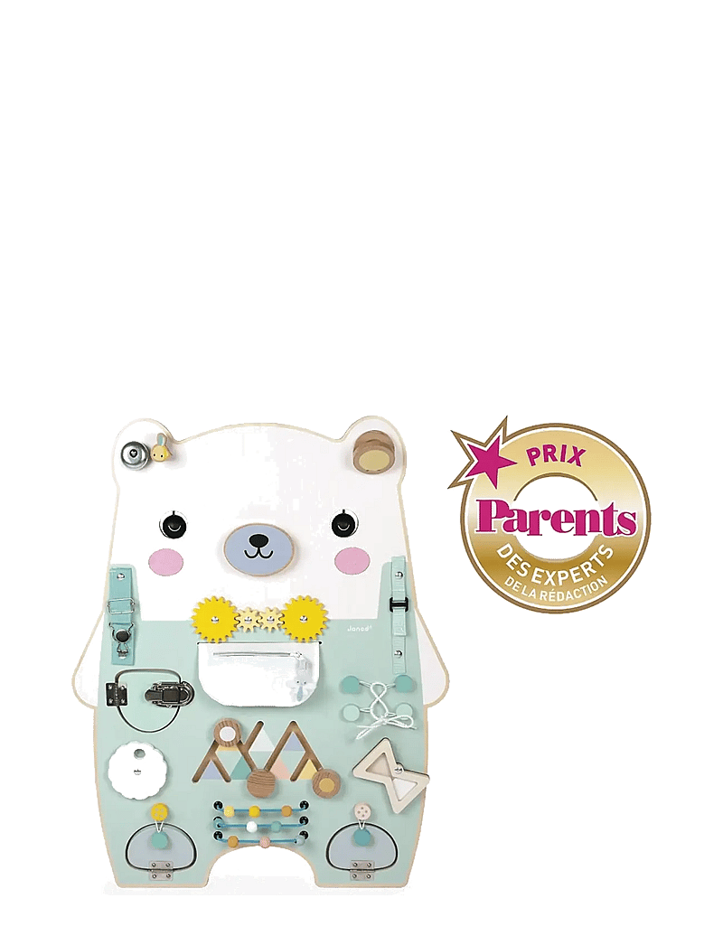 Janod - Pure - Bear Activity Board - interactive toys - mulit - 2