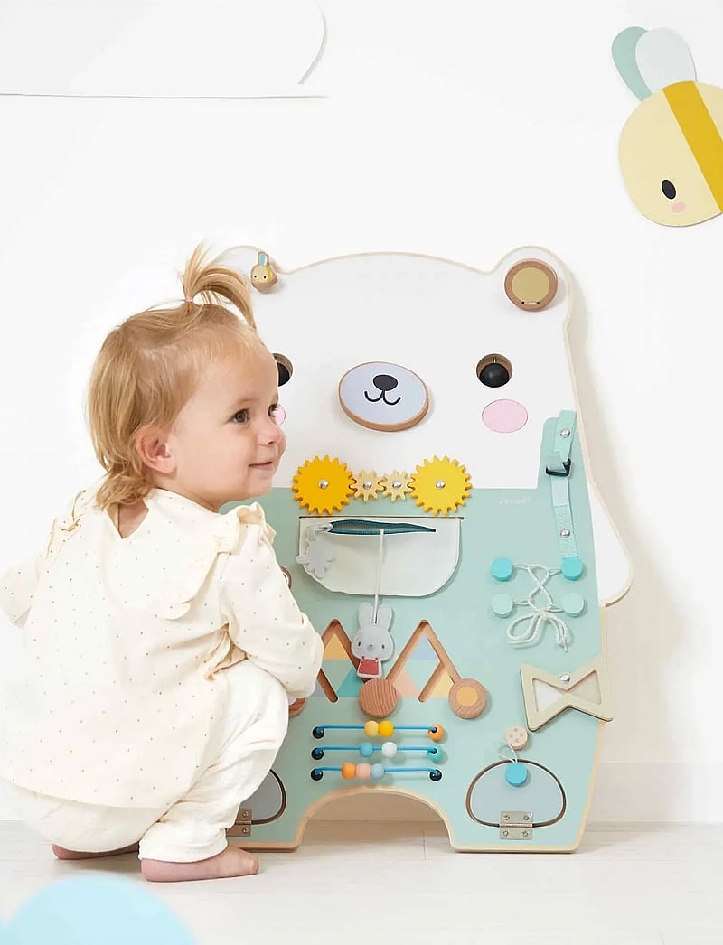 Janod - Pure - Bear Activity Board - interactive toys - mulit - 0