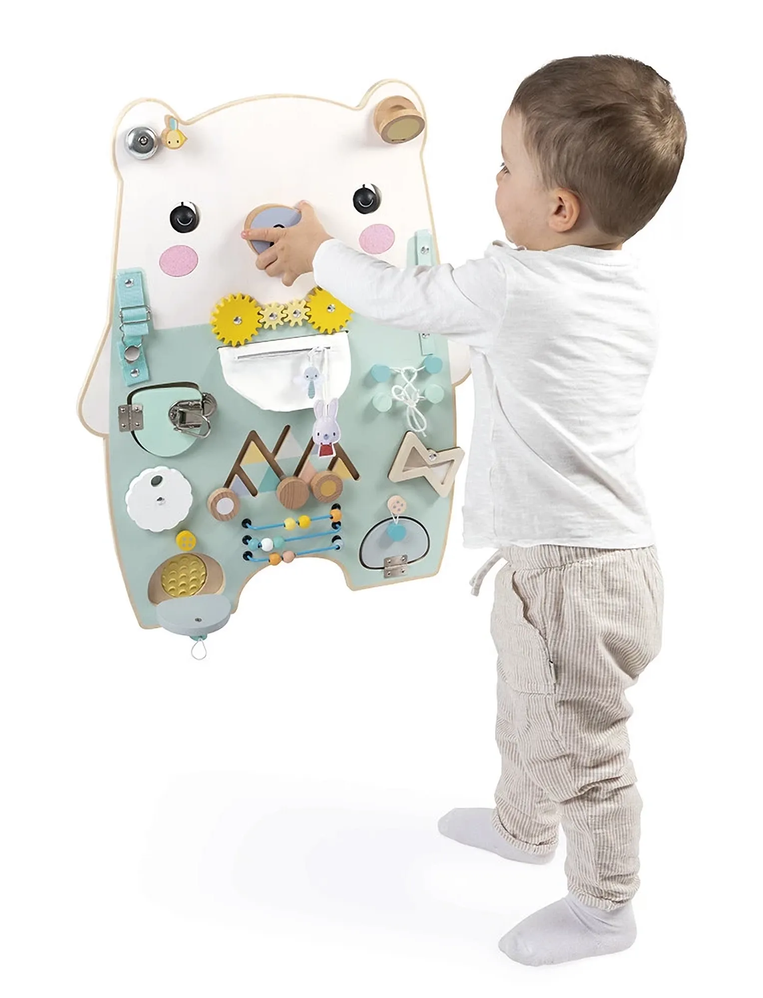 Janod - Pure - Bear Activity Board - interactive toys - mulit - 4