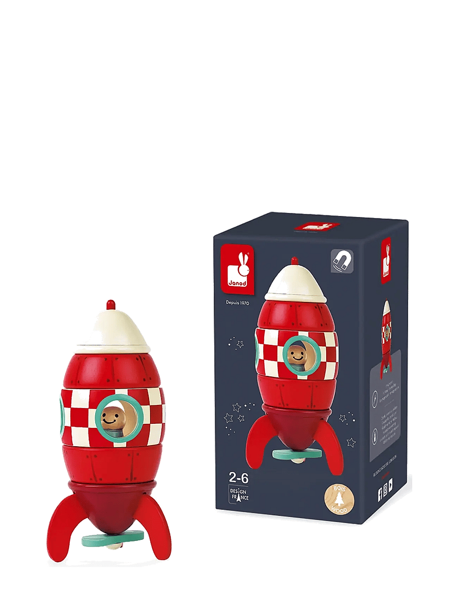 Janod - Janod - Magnetic Rocket - Small - baukästen - multi - 2
