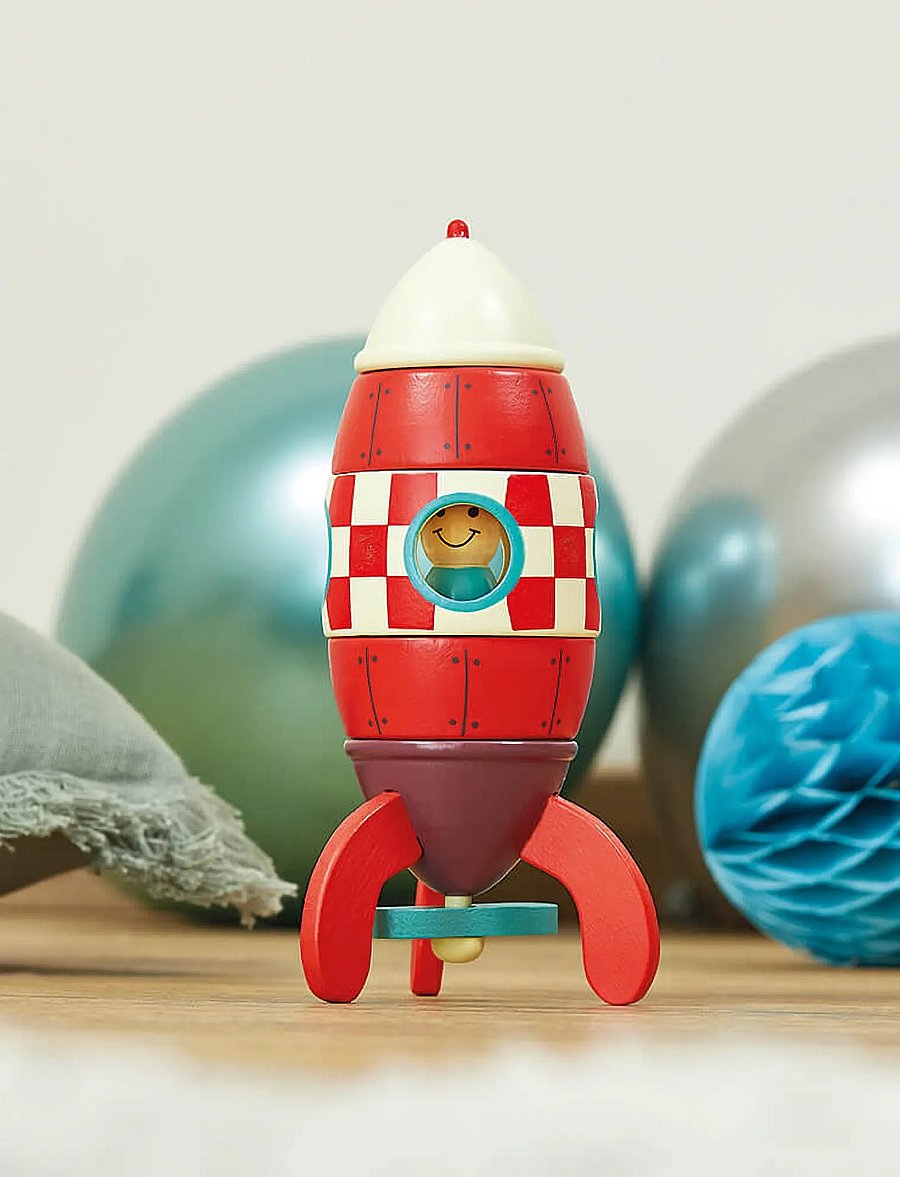 Janod - Janod - Magnetic Rocket - Small - baukästen - multi - 5
