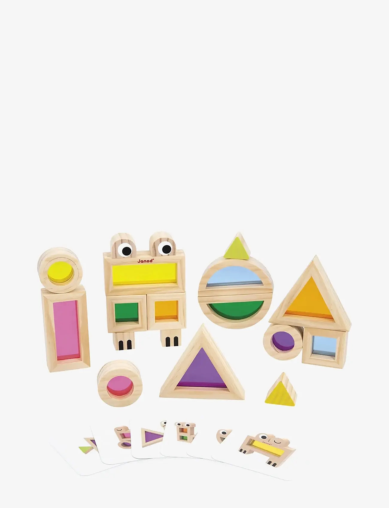 Janod - Sensory - Translucent Blocks - torniklotsid - mulit - 2