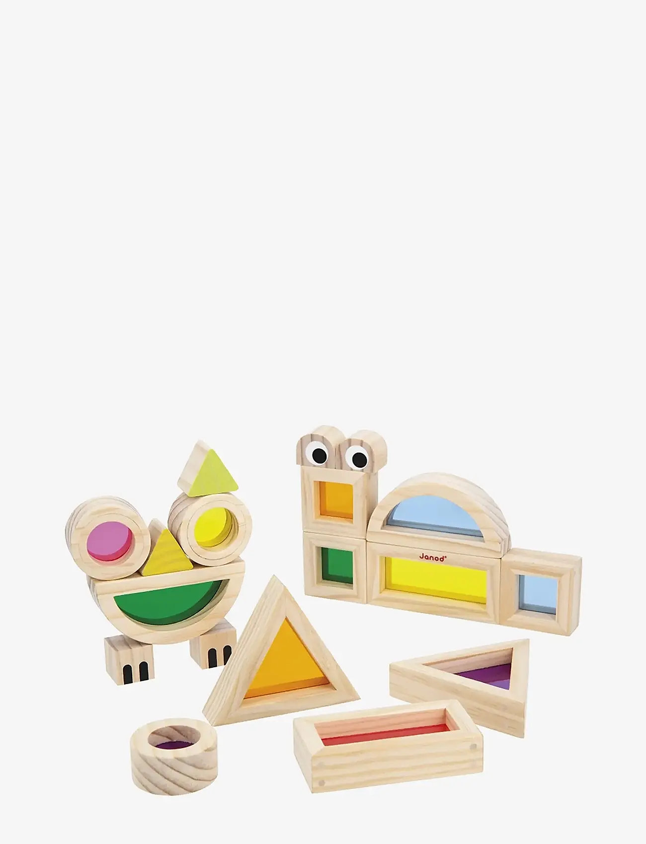 Janod - Sensory - Translucent Blocks - torniklotsid - mulit - 3