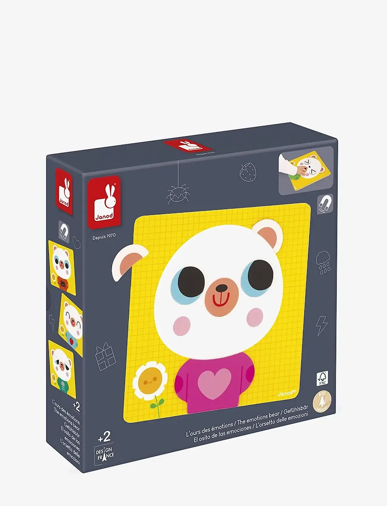 Janod - The Emotions Bear - pädagogische spiele - mulit - 1