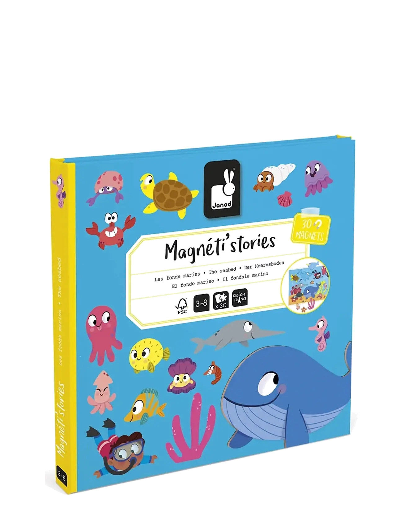 Janod Magneti'Stories The Seabed - Toys - MULIT / blue