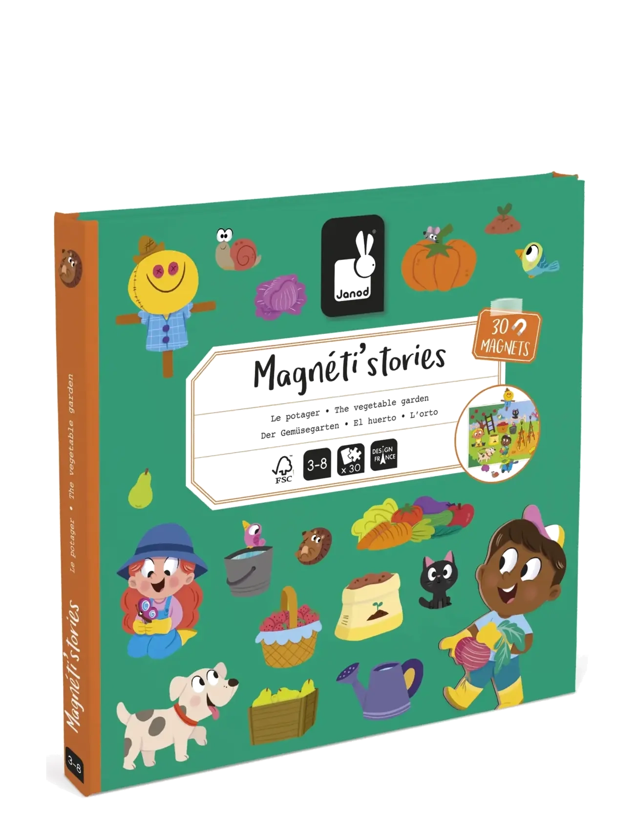 Janod Magneti'Stories The Vegetable Garden - Neuheiten - MULIT / green