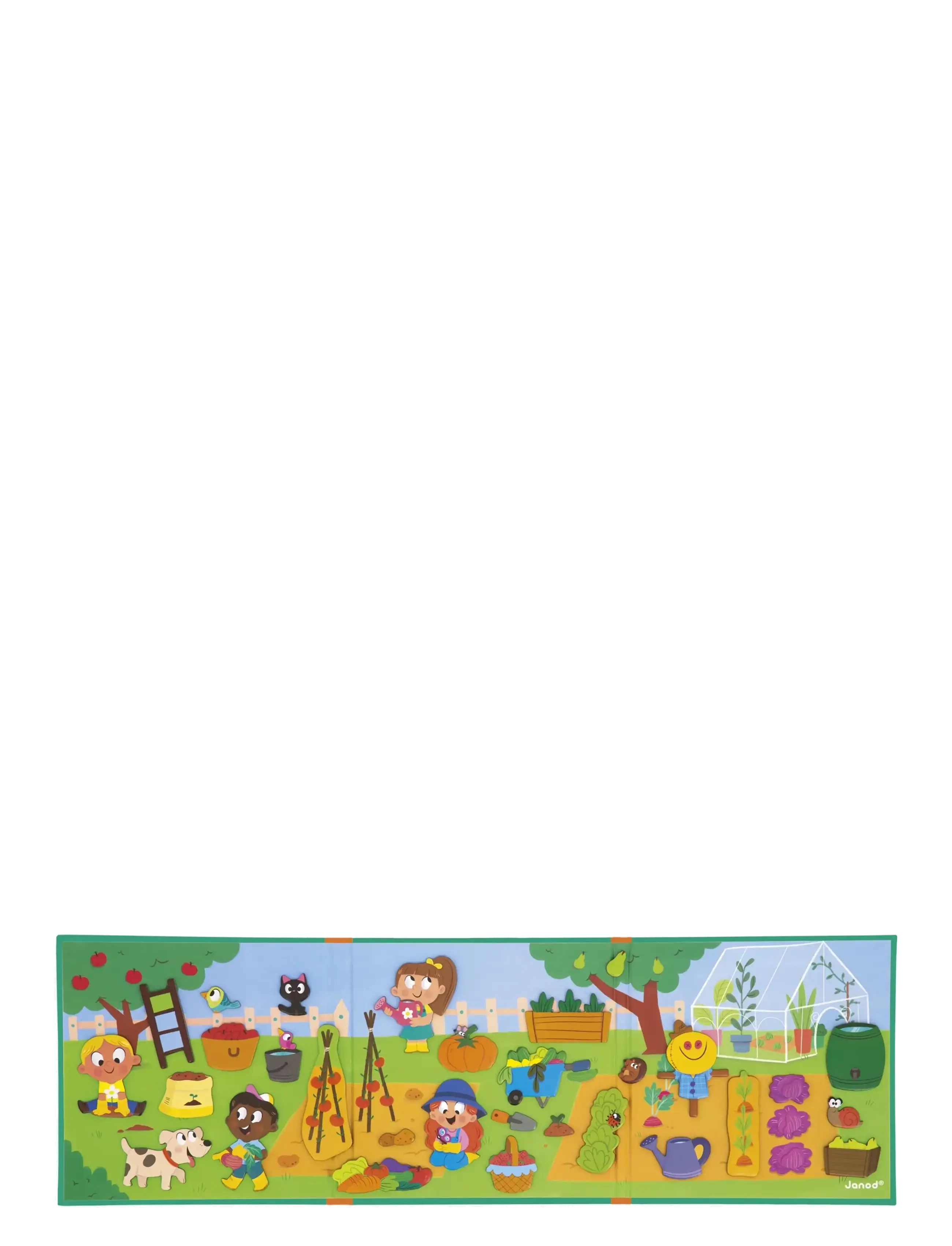 Janod - Magneti'Stories The Vegetable Garden - play sets - mulit - 2