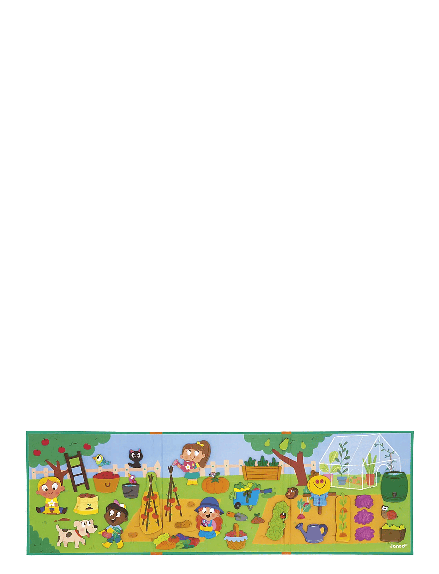 Janod - Magneti'Stories The Vegetable Garden - lekset - mulit - 2