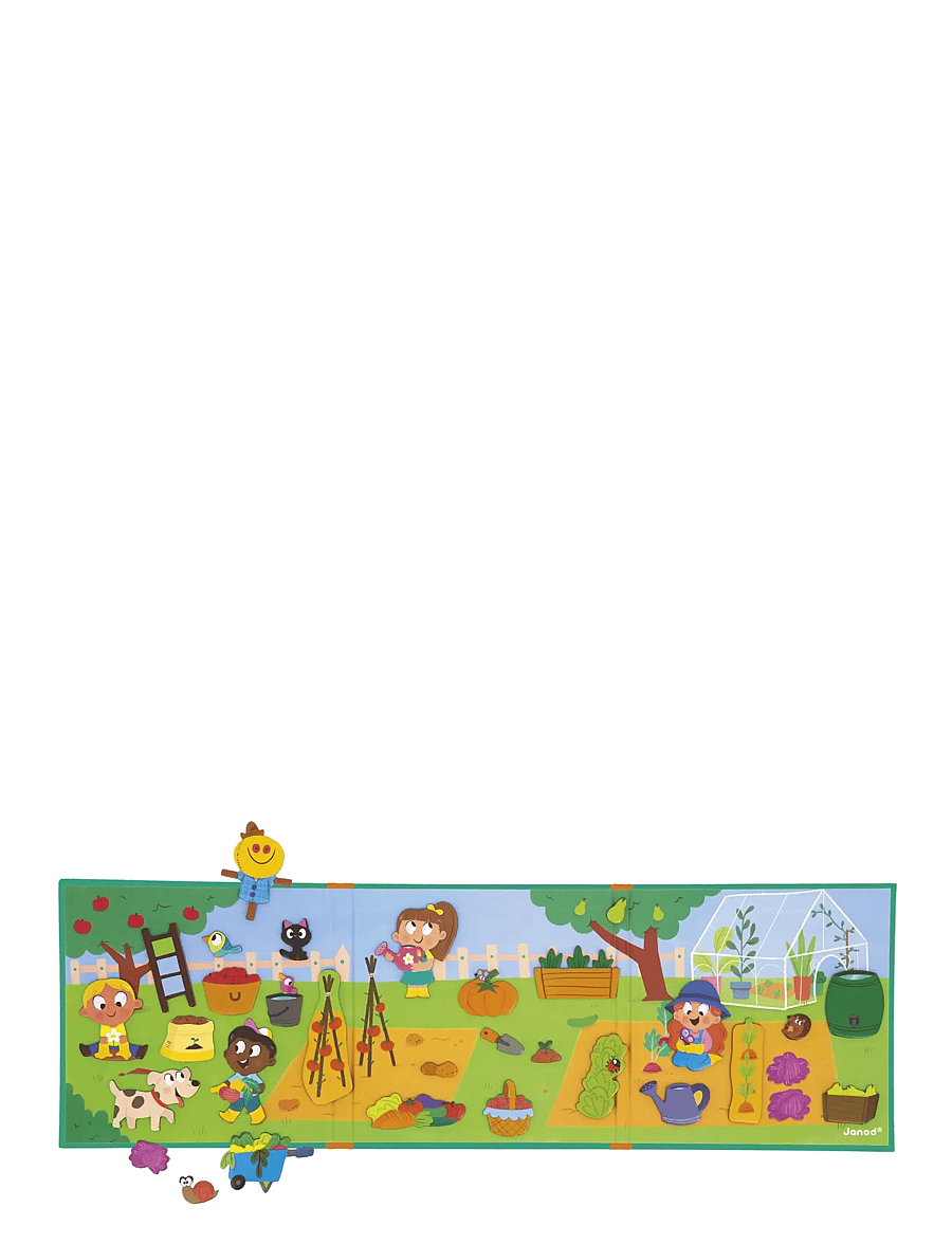Janod - Magneti'Stories The Vegetable Garden - lekset - mulit - 5