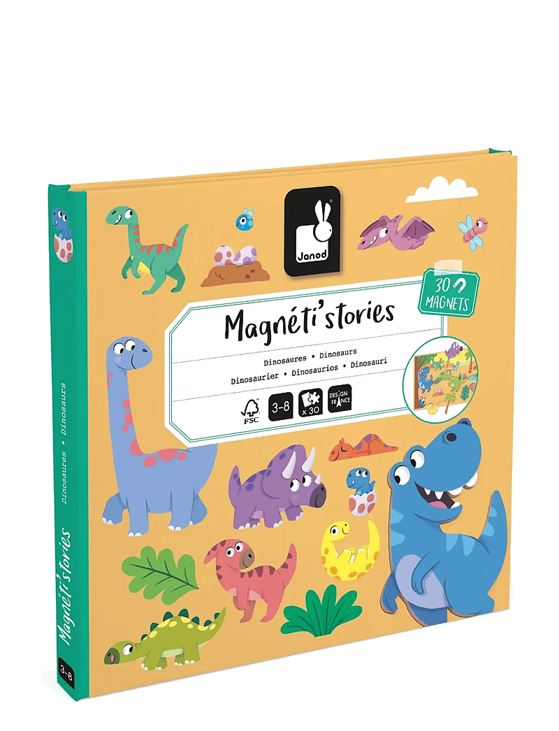 Janod - Magneti'Stories Dinosaurs - bastelset - mulit - 0