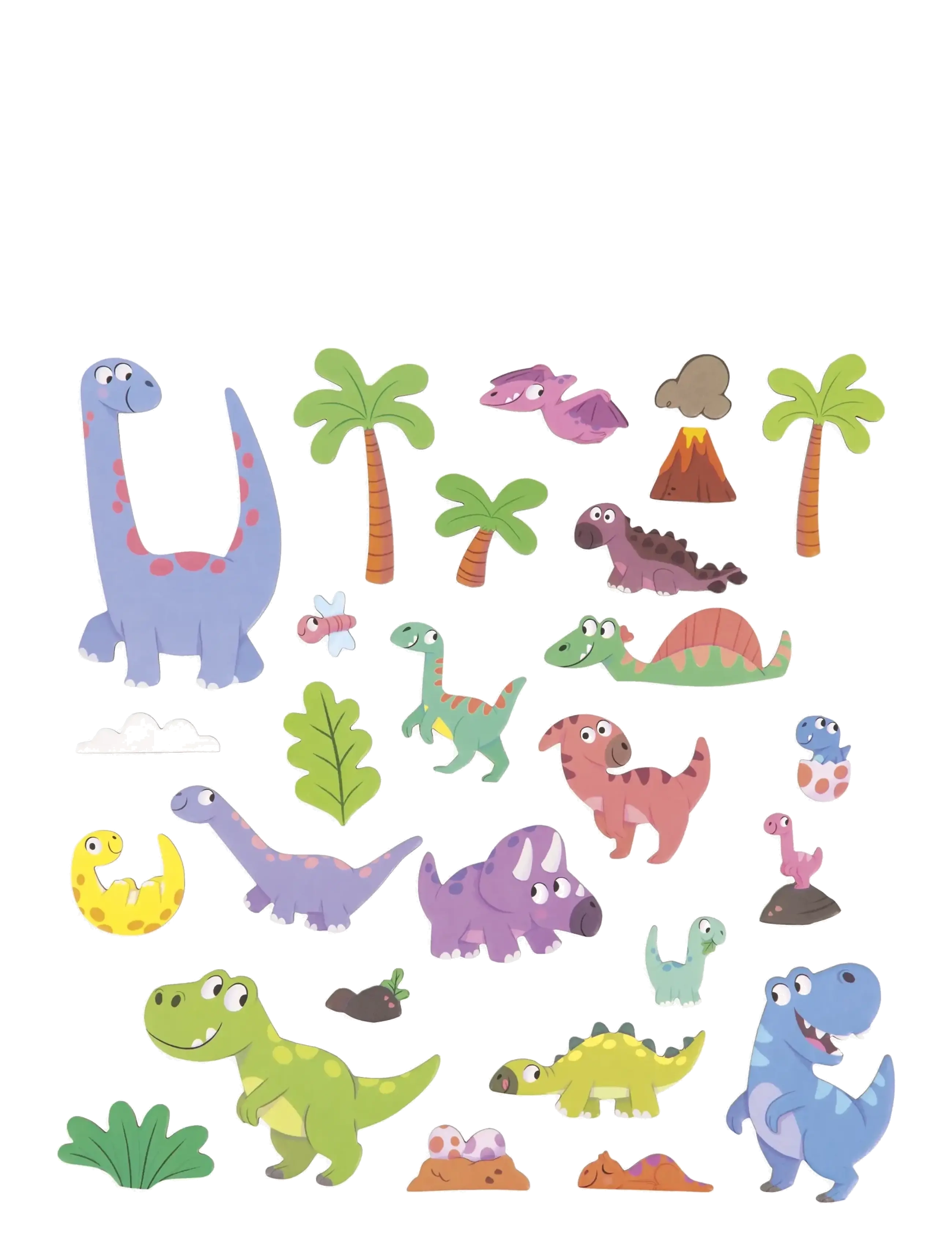 Janod - Magneti'Stories Dinosaurs - radošuma komplekti - mulit - 1