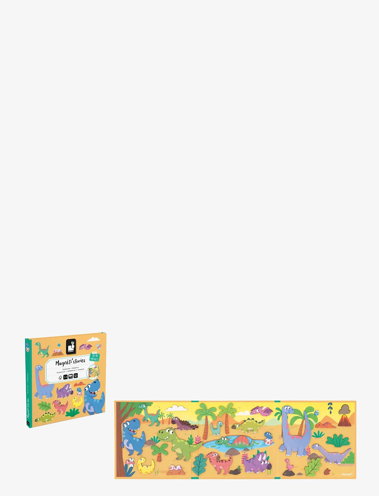 Janod - Magneti'Stories Dinosaurs - bastelset - mulit - 3